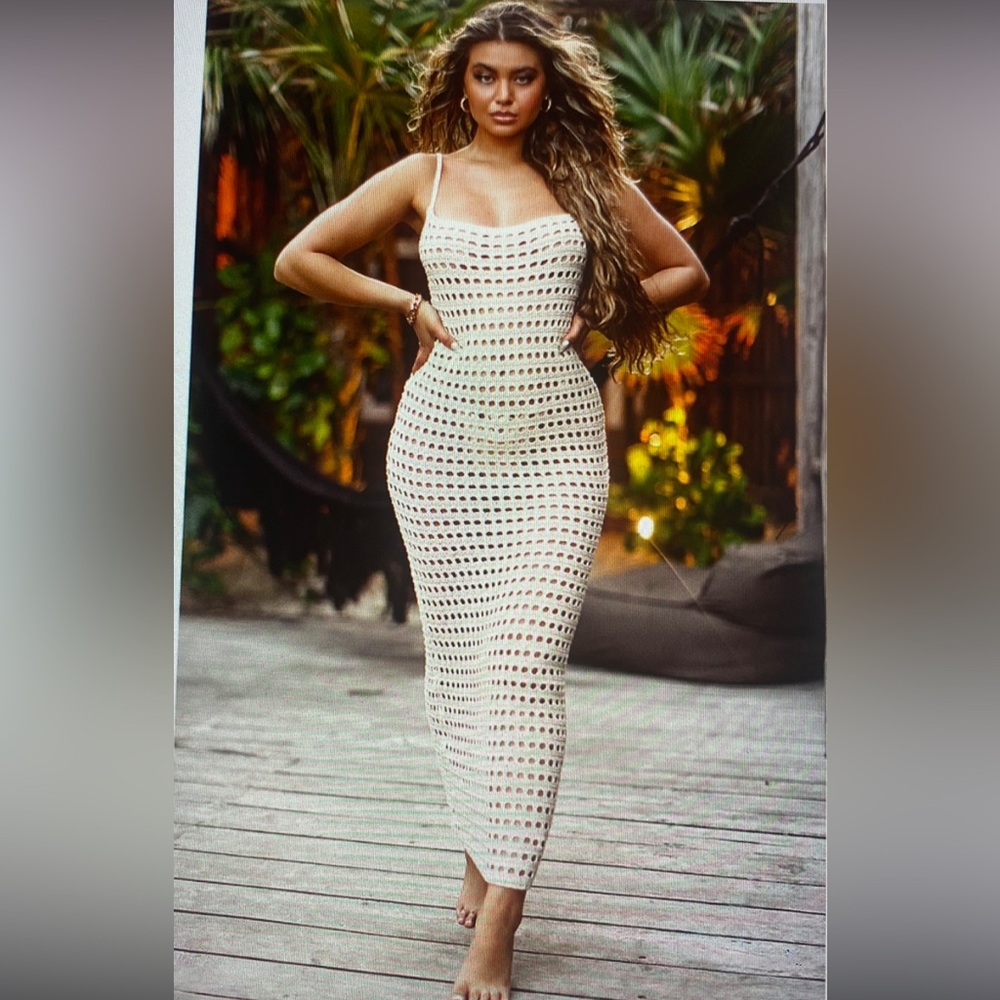 Pretty little thing crochet dress